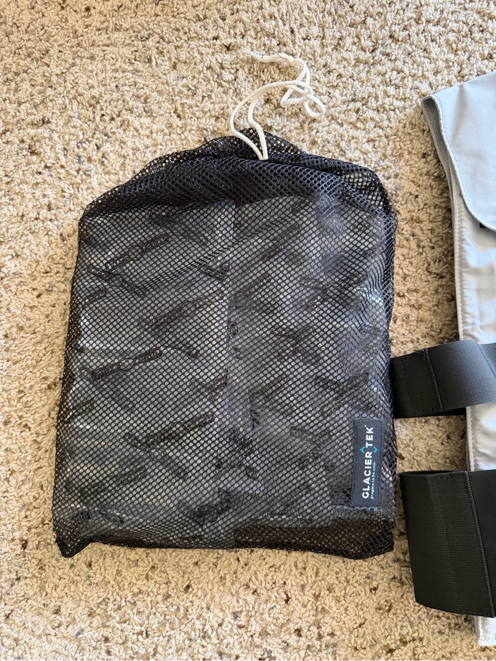 Glacier Tek Light Gray Cooling Vest with Cooling Packs - Picture 2 of 9